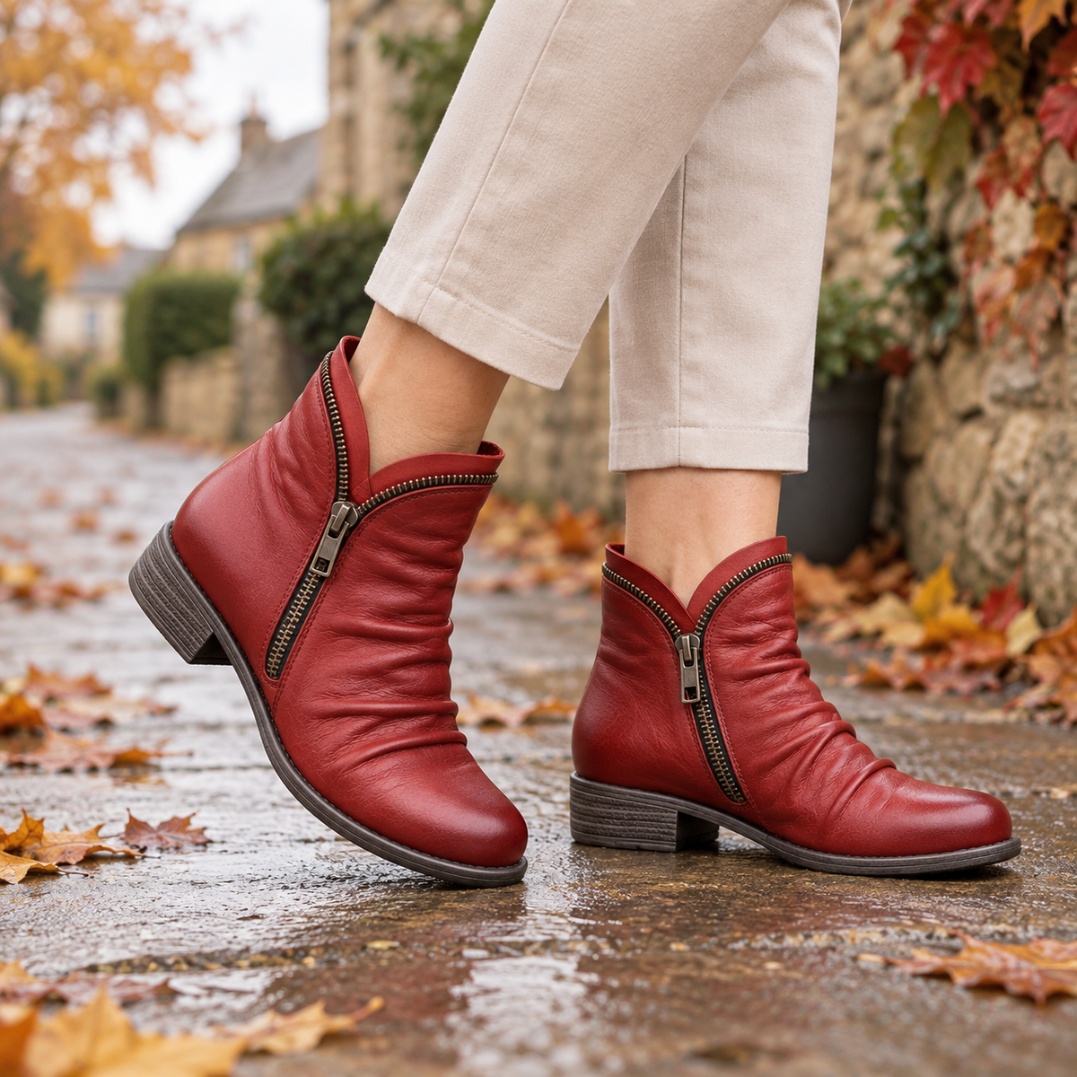 Melinda | Botines cómodos al tobillo