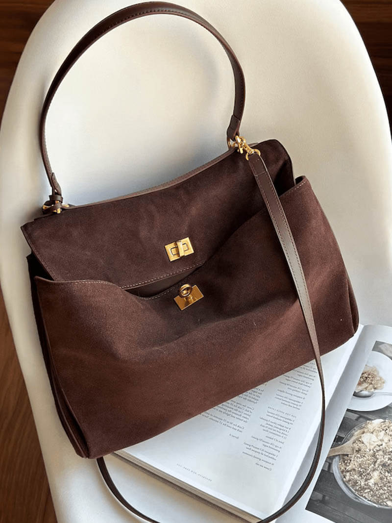 Clara · Bolso Bandolera de Ante Vegano