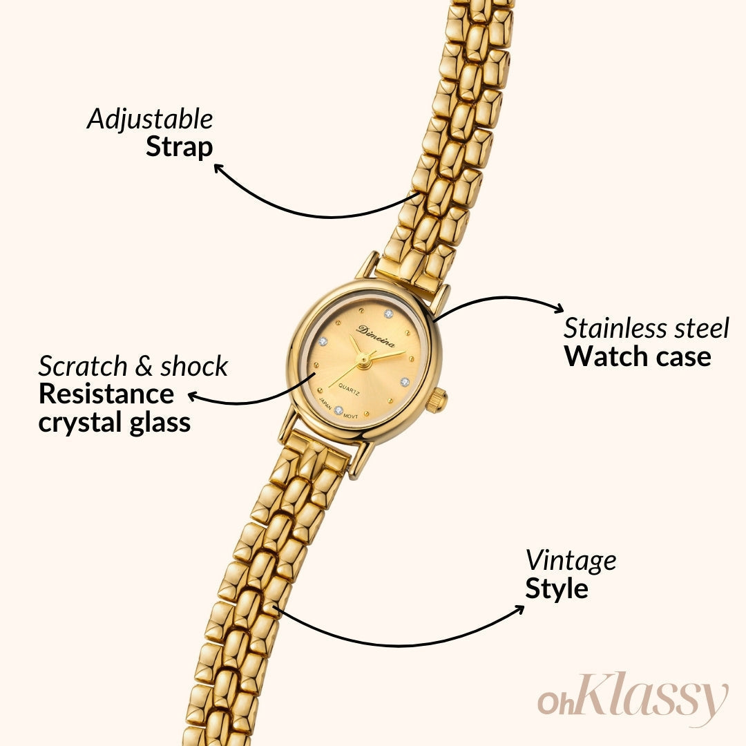 Isabella · Reloj de Mujer Dorado Minimalista