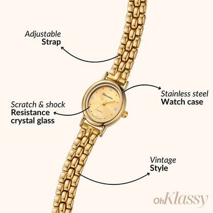 Isabella · Reloj de Mujer Dorado Minimalista