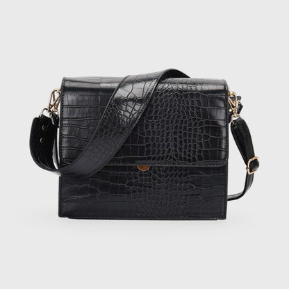 Velluto · Bolso Bandolera Rígido Efecto Cocodrilo