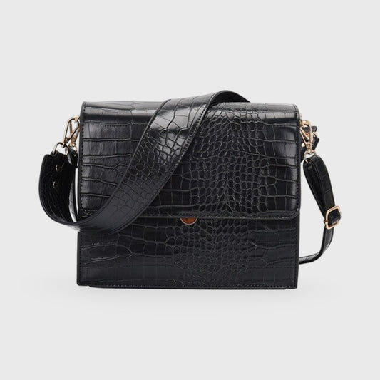 Velluto · Bolso Bandolera Rígido Efecto Cocodrilo