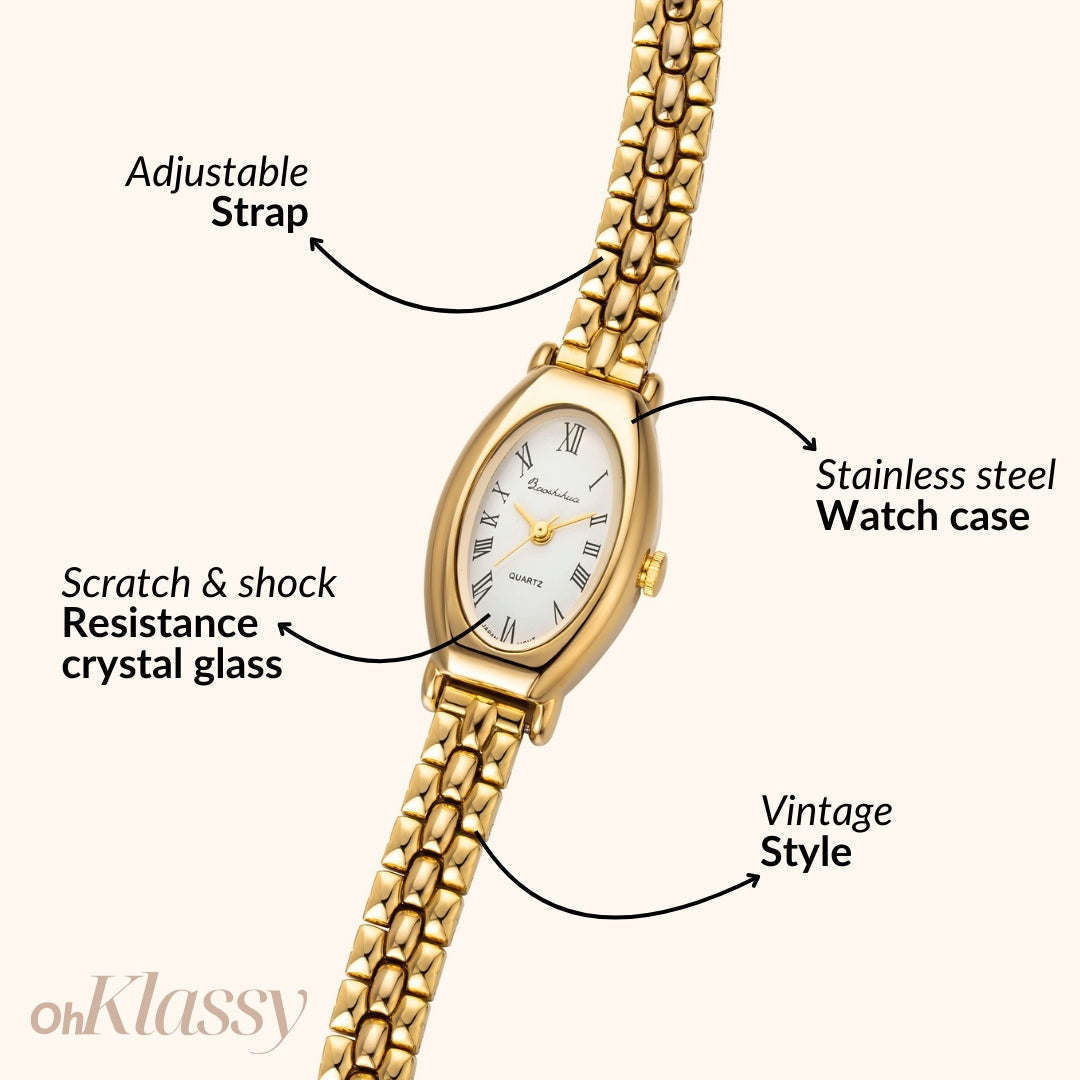 Beatrice · Reloj de Mujer Dorado Elegante