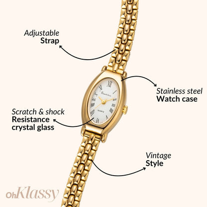 Beatrice · Reloj de Mujer Dorado Elegante