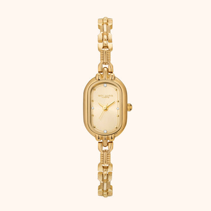 Amara · Reloj de Mujer Dorado Clásico