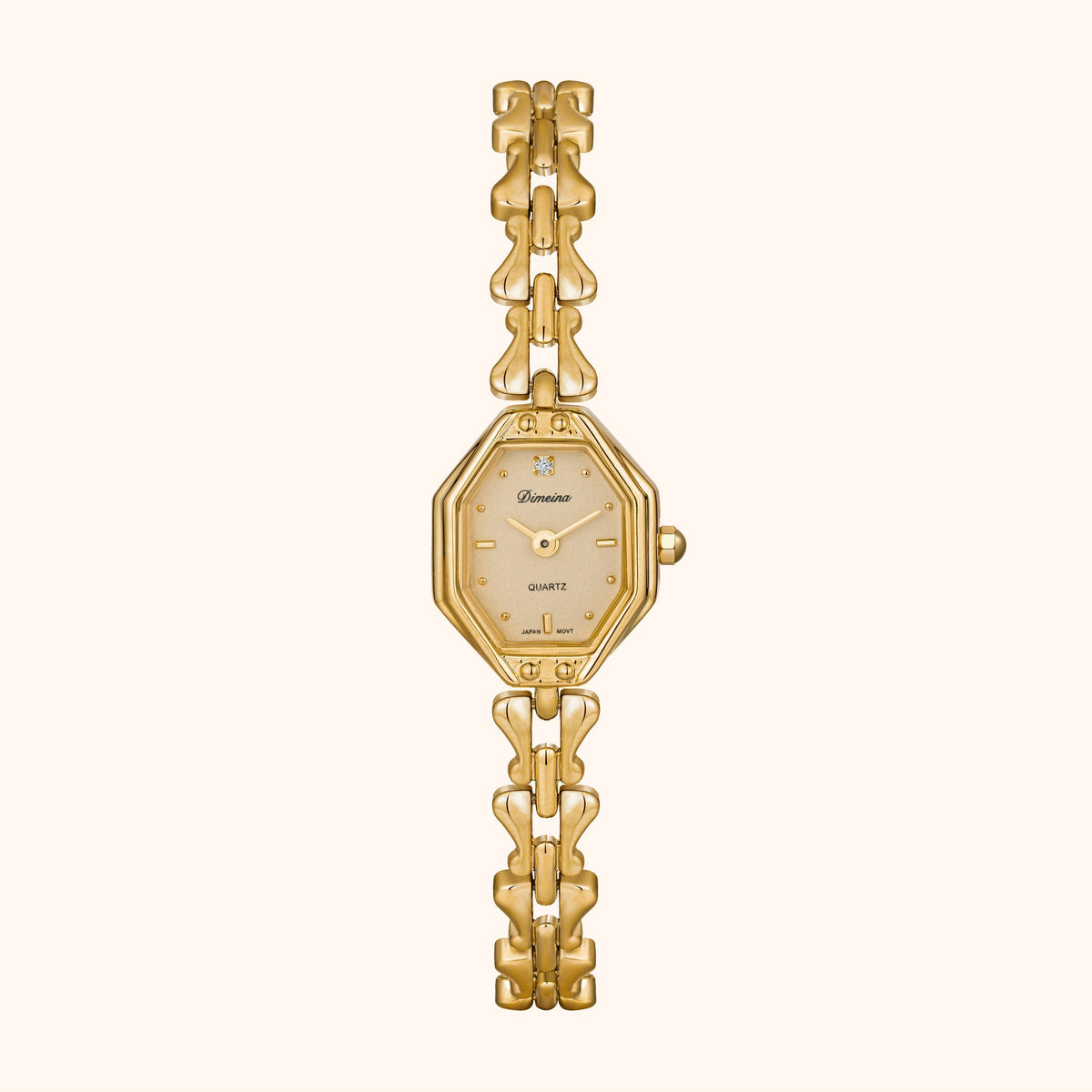 Celeste · Reloj de Mujer Dorado de Acero Inoxidable