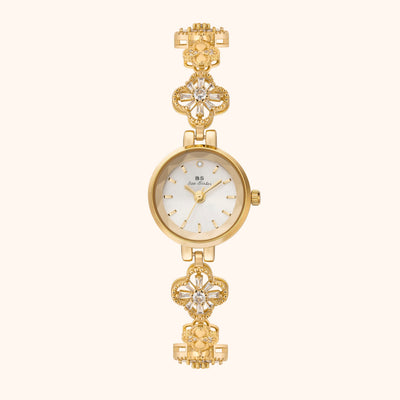 Odette · Reloj de Mujer Dorado con Esfera Blanca 23 mm