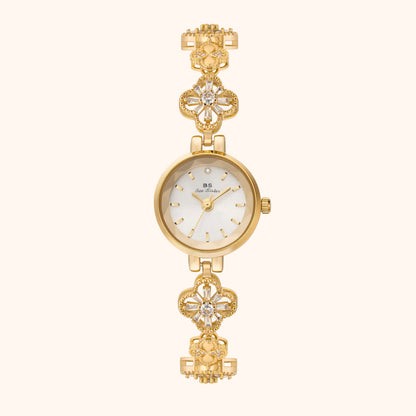 Odette · Reloj de Mujer Dorado con Esfera Blanca 23 mm