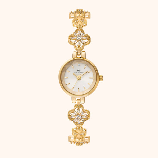 Odette · Reloj de Mujer Dorado con Esfera Blanca 23 mm