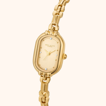 Amara · Reloj de Mujer Dorado Clásico