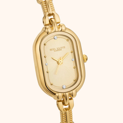 Amara · Reloj de Mujer Dorado Clásico