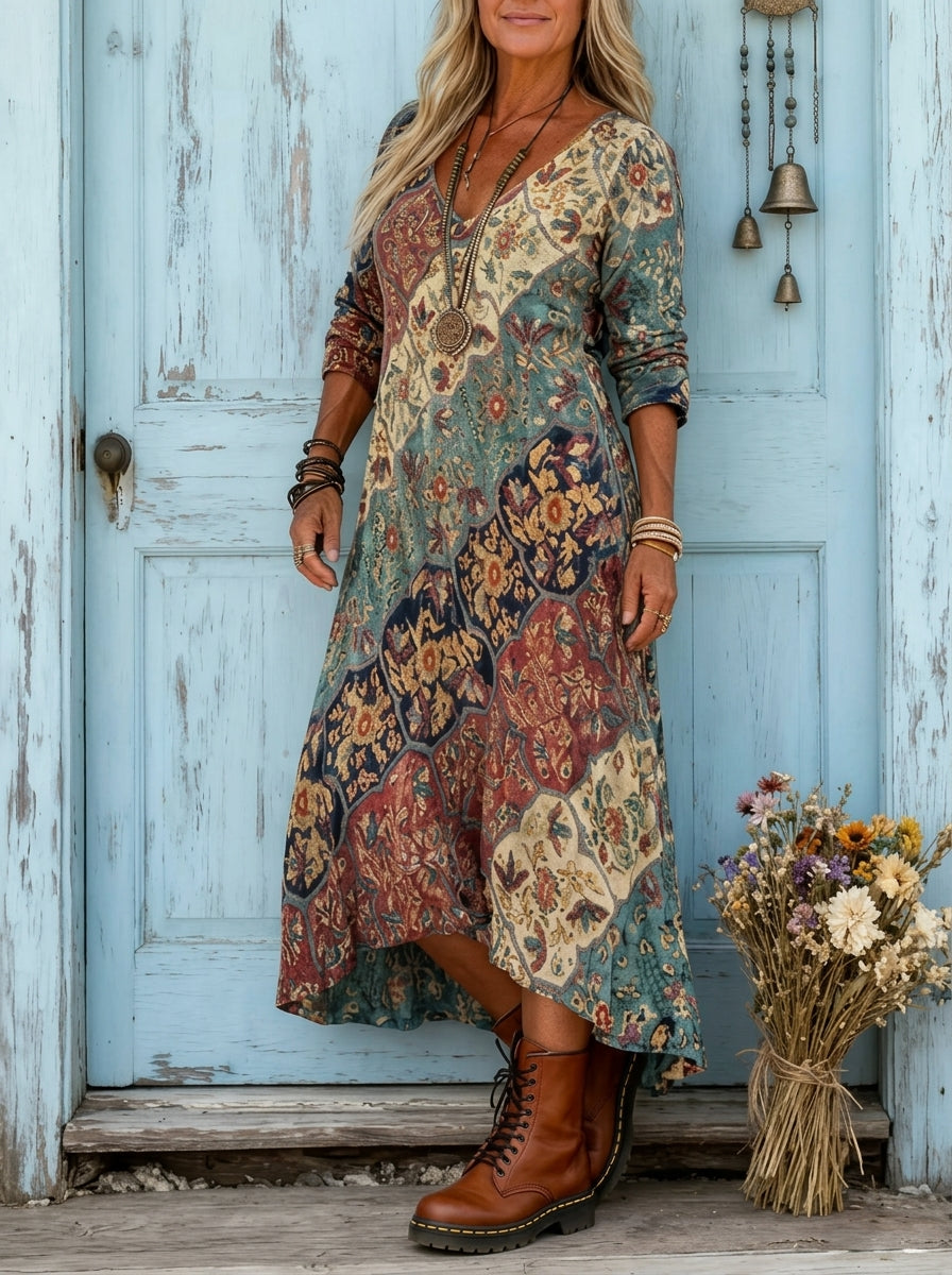 Lydia · Vestido largo fluido de corte suave