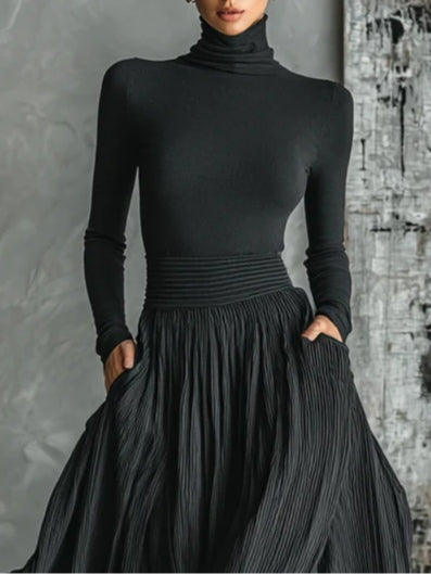 Luna | Conjunto de top y falda larga