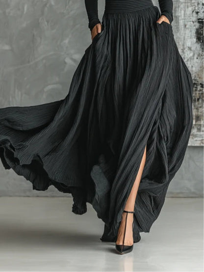 Luna | Conjunto de top y falda larga