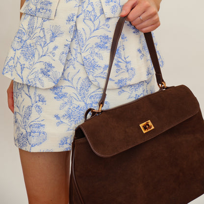 Clara · Bolso Bandolera de Ante Vegano